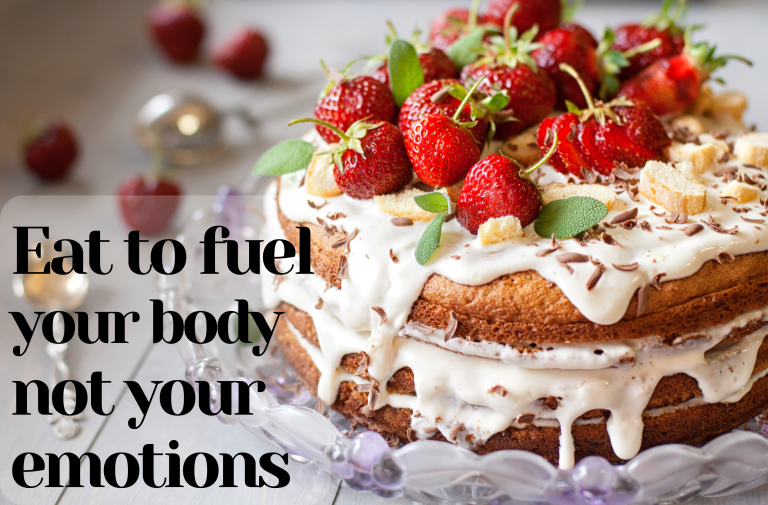 Weight Management – Eat To Fuel Your Body Not Your Emotions